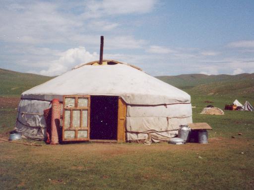 Bezoek aan een Mongoolse familie
