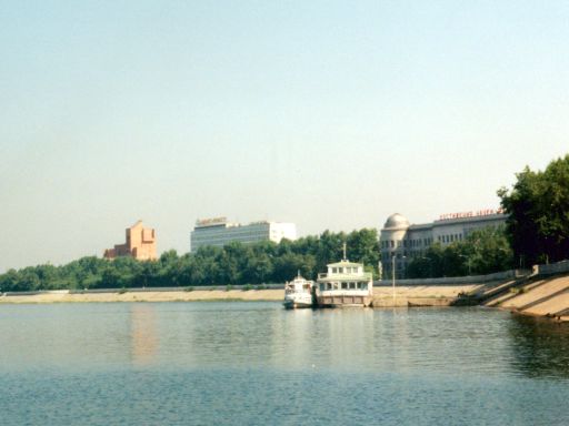 Angara rivier in Irkutsk