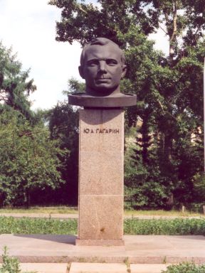 Standbeeld van Joeri Gagarin in Irkutsk