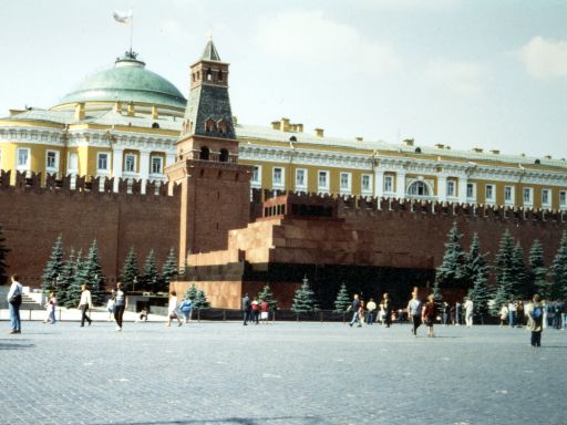 Het Lenin mausoleum in Moskou