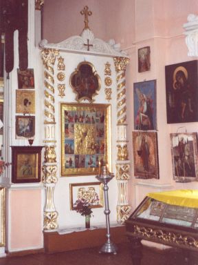Interieur van de St Nicolas kerk