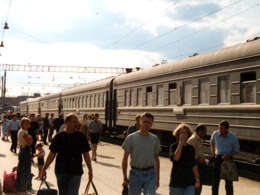 Op het station van Mariinsk