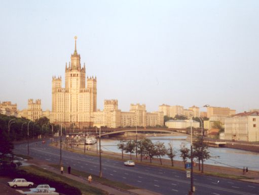 Zicht op Moskou