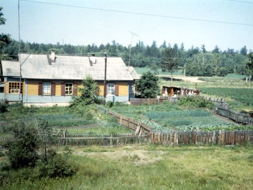 Huisje op de taiga