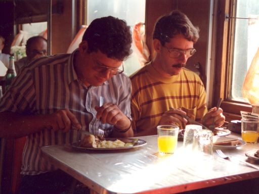 Eten in de Trans Siberië Express