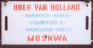 Koersbord van de Nord-West Express