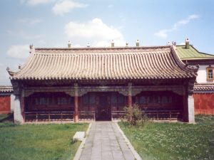 Tempel in het winterpaleis van Bogd Khan